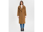 Manteau Myrthe Noisette en Polyester
