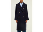 Manteau long à boutons dorés - MARISOL