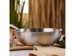 WOK TRIPLY 28cm en acier inoxydable