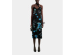 Robe Longue Sans Manches black blue