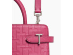 Sac à main moyen modèle Emilie en cuir embossé T