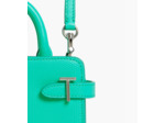 Petit sac à main vertical Emilie en cuir signature T