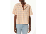 Chemise carreaux peche