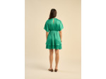 Robe courte à volants