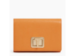 Portefeuille Eva en cuir caviar