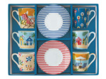 A LA PLAGE Coffret 6 pt à café
