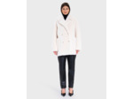 Manteau Martiala Ecru en Polyester
