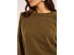 Pull col rond avec manches longues