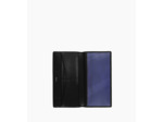 Porte chéquier zippé Charlotte en cuir lisse