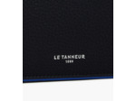 Porte monnaie zip en L Augustin en cuir grainé