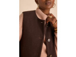 Gilet à franges PAIGE en laine