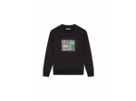 Sweat noir multicolore