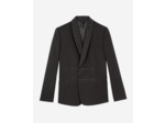 Veste de smoking col chale avec brandebourds black
