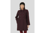 Manteau Marceau Bordeaux en Laine