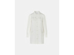 Robe Rever Ecru en Polyester