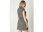 Robe isa fleurettes noires