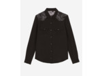 Chemise manche longue black