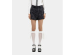 Short Noir Et Blanc En Tweed black white