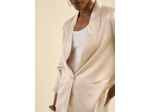 Veste de tailleur satinée