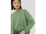 Gilet Gibus Amande en Laine Merinos Extrafine