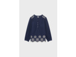 Blouse en coton à broderies - URATHA