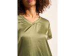 T-shirt à col V et manches courtes