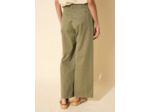 Pantalon taille haute ceinturé