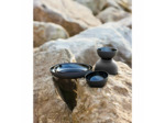 Assiette 25cm noir lava stone Vicky