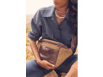 Banane en cuir et jute GABRIEL XL