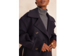 Manteau long en laine DJOVANNI