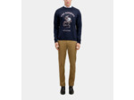 Sweatshirt Avec Print Devant Snake washed navy