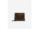 Sac Emily Chaine Cuir Poulain Leopard