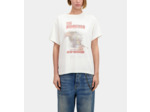 T-Shirt Manches Courtes Avec Print Aigle ecru