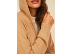 Gilet à capuche zippé