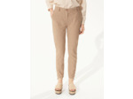 Pantalon droit rayure marron glace