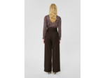 Pantalon Pia Chocolat en Laine Vierge