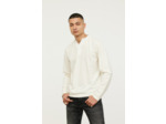 Henley en coton piqué