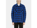 Blouson Matelasse A Carreaux blue black