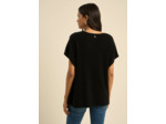 Pull manches courtes en cachemire
