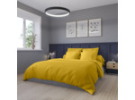 Housse de couette Partition Satin de coton Coloris Curry