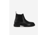 Bottines Chelsea en cuir noir black