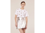 T-Shirt Tarasunkey Blanc en Coton