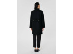 Manteau Marceau Noir en Laine Froide
