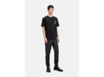 T-shirt manches courtes avec broderie et print skull black
