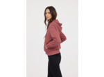 Hoodie zippé basique en coton bio intérieur gratté