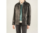 Veste cuir noir