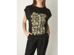 T-shirt daina noir multicolore