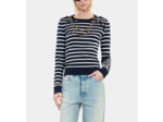 Pull En Laine À Rayures blanc
