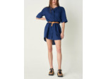 Robe gabrielle bleu indigo