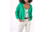 Cardigan chlorophylle